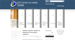 Desktop Screenshot of icm-sisak.info