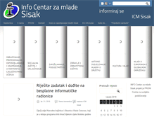 Tablet Screenshot of icm-sisak.info
